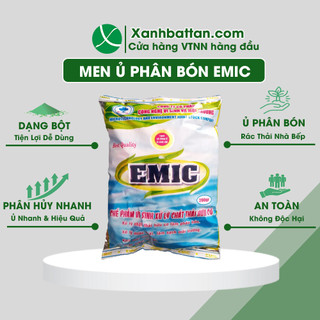Chế Phẩm EM Emic Ủ Đậu Tương, Ủ Phân Bón Hữu Cơ, Ủ Rác Thải Nhà Bếp Gói 200 Gram
