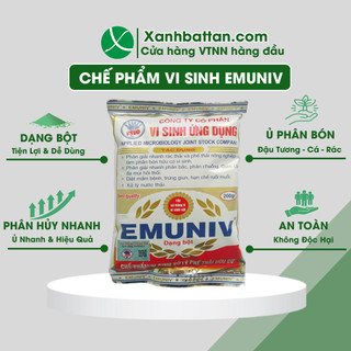 Chế Phẩm EM Emuniv Ủ Phân Bón, Ủ Rác Thải Gia Đình, Đậu Tương Gói 200 Gram