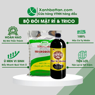 Bộ Đôi Rỉ Mật Mía Và Nấm Đối Kháng Trichoderma Ủ Phân Bón, Ủ Rác Nhà Bếp, Cải Tạo Và Xử Lý Đất Trồng