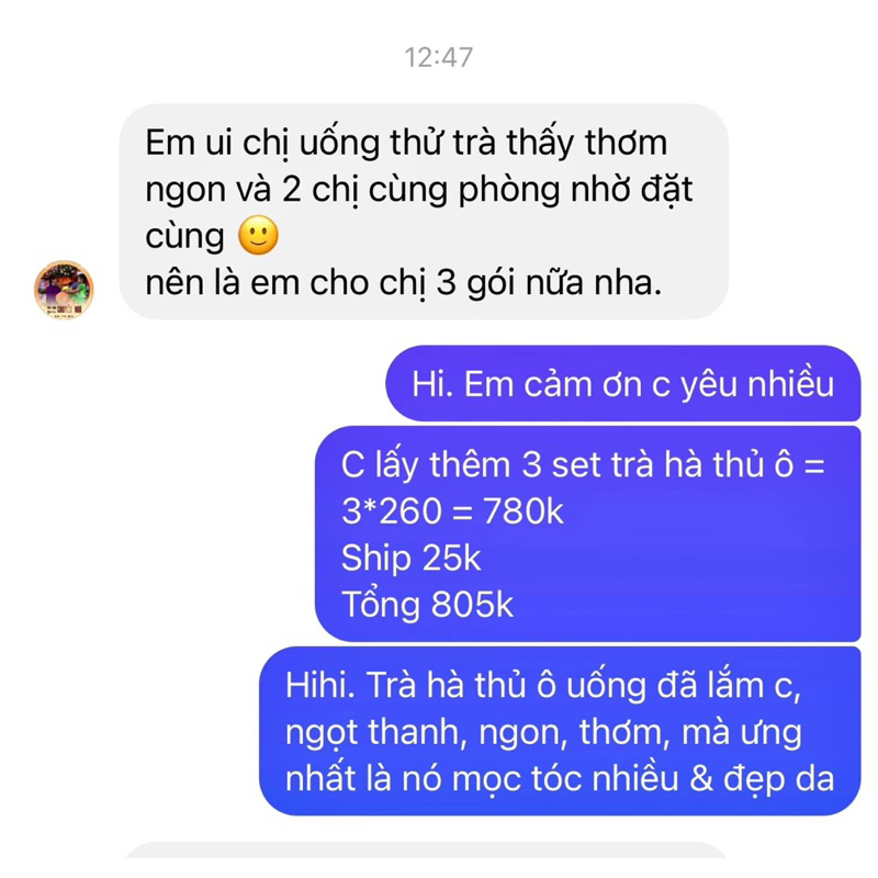Trà hà thủ ô túi lọc