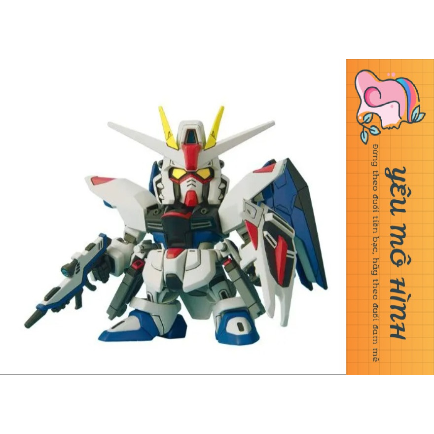 Mô hình Gundam SD Freedom Soldier Tặng kèm base trưng bày