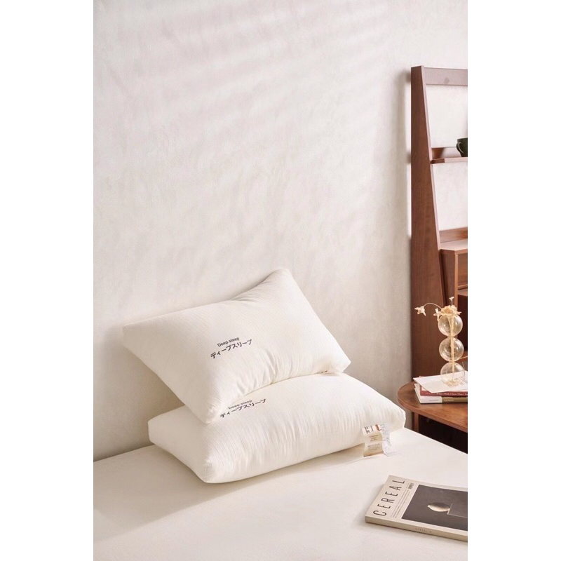 Gối Bông Lông Vũ Nhân Tạo, Gối Xuất Nhật Kích Thước 50x70cm