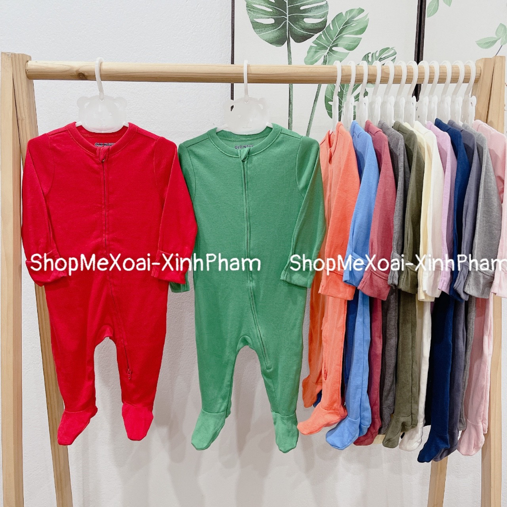 Body sleep cotton kéo khóa hiệu OLD..NAVY xuất dư siêu xịn hàng cao cấp