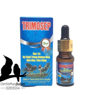 1 chai trimosep 10ml cho gà đá.