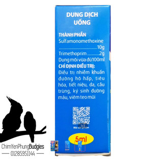 1 chai Trimosep 10ml cho Gà Đá.