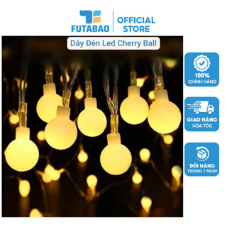 Dây Đèn Led Cherry Ball 40 Bóng Dùng Pin AA và USB Futabao