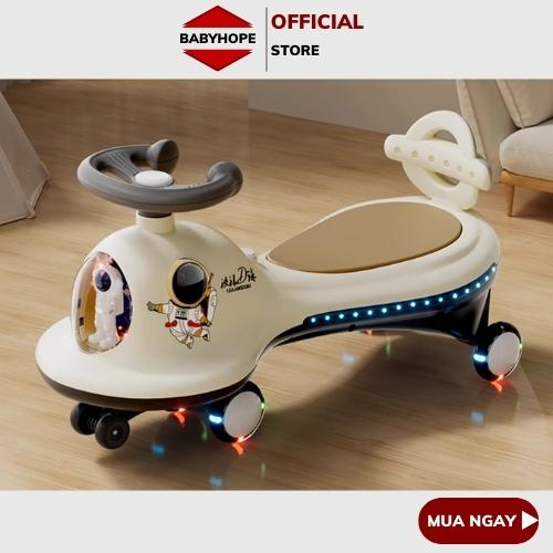 Xe lắc cho bé máy bay SPEED BABYHOPE có nhạc và đèn led tải trọng >100 kg bảo hành 12 tháng