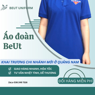 Áo đoàn thun, đoàn thanh niên Nam Nữ - Logo thêu