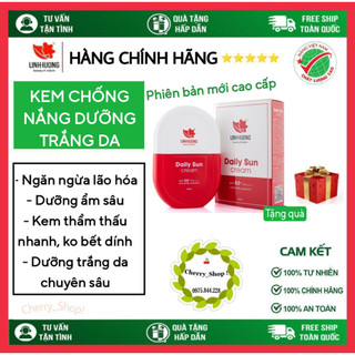 Kem chống nắng Linh Hương, phiên bản mới hoàn hảo, chống lại tia UVA, UVB, dưỡng da, chống nám da, chống sạm da