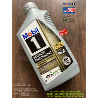 Dầu Mobil1 5W-30 Extended Performance hàng nhập Mỹ 946ml cho xe tay ga & ô tô