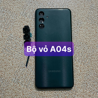 Bộ xương vỏ samsung A04s kèm khay sim và kính camera