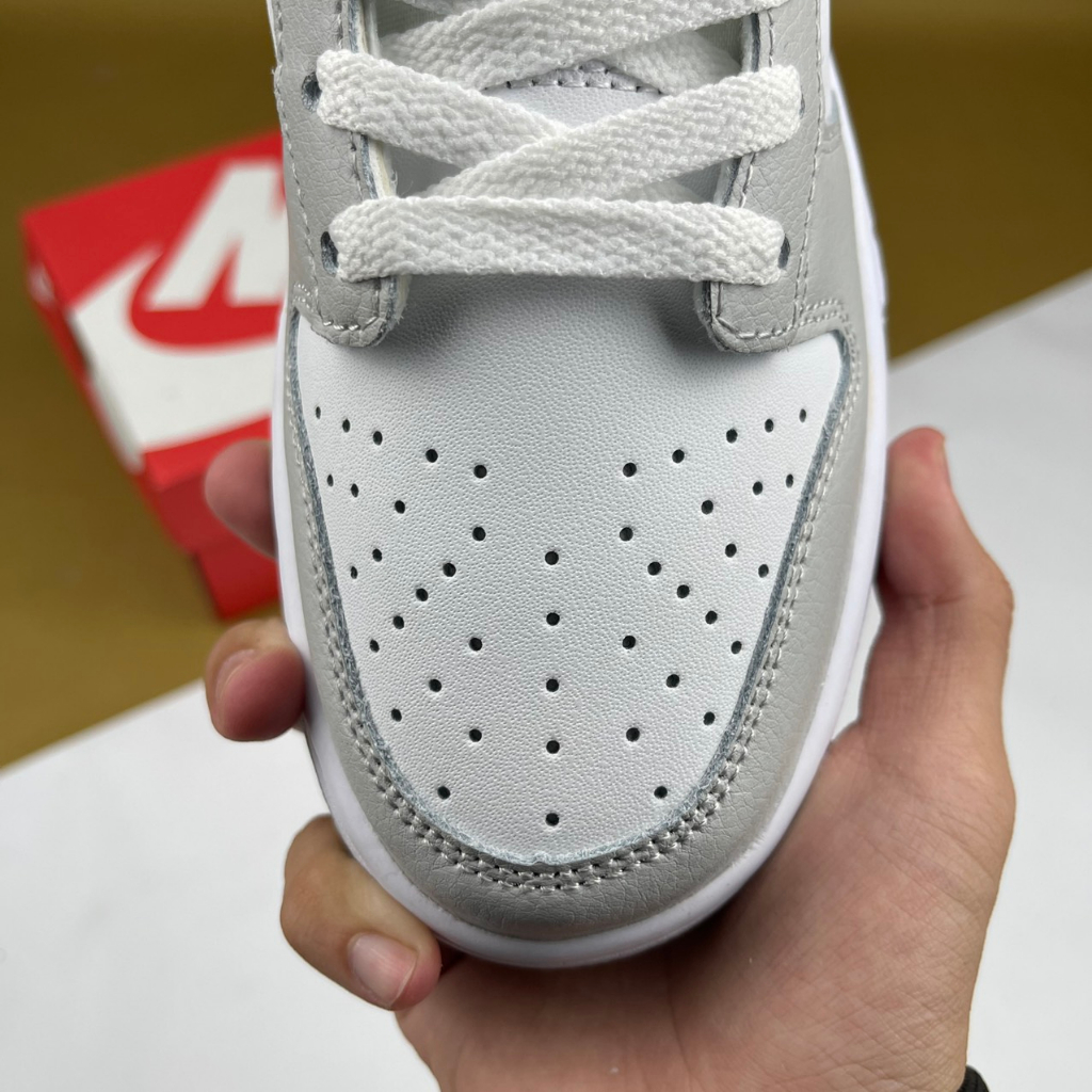 Giày SB Dunk Low Retro SE Jackpot Grey Fog, SB Xám Trắng Móc Đen - Dino.Sneaker99