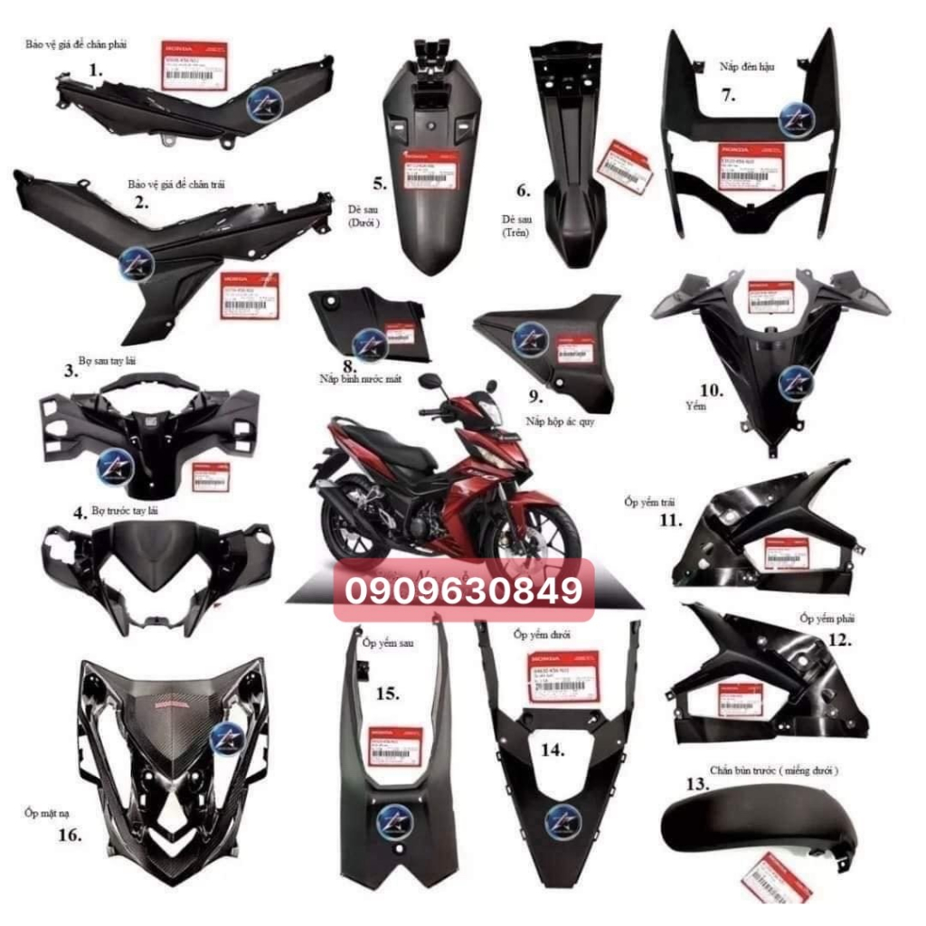 NHỰA NHÁM WINNER V1 ZIN HÃNG HONDA