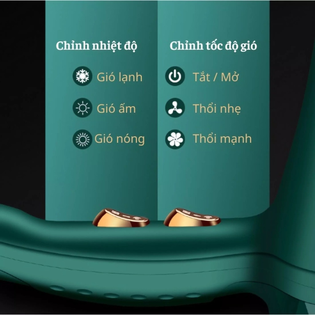 Máy sấy tóc tạo kiểu KAW chính hãng, 2 chế độ sấy nóng lạnh, công suất 1200W gió mạnh nhanh khô