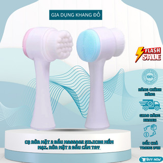 Cọ rửa mặt đầu massage mềm mại, cọ rửa mặt 2 hàn quốc