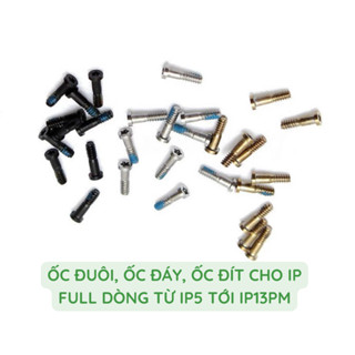 [1 Cặp] Ốc đuôi, đáy, đít DEJI cho IP cao cấp full dòng từ IP 5 tới IP 14 Pro Max