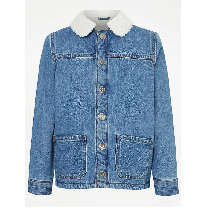 Áo khoác bò lót bông George UK