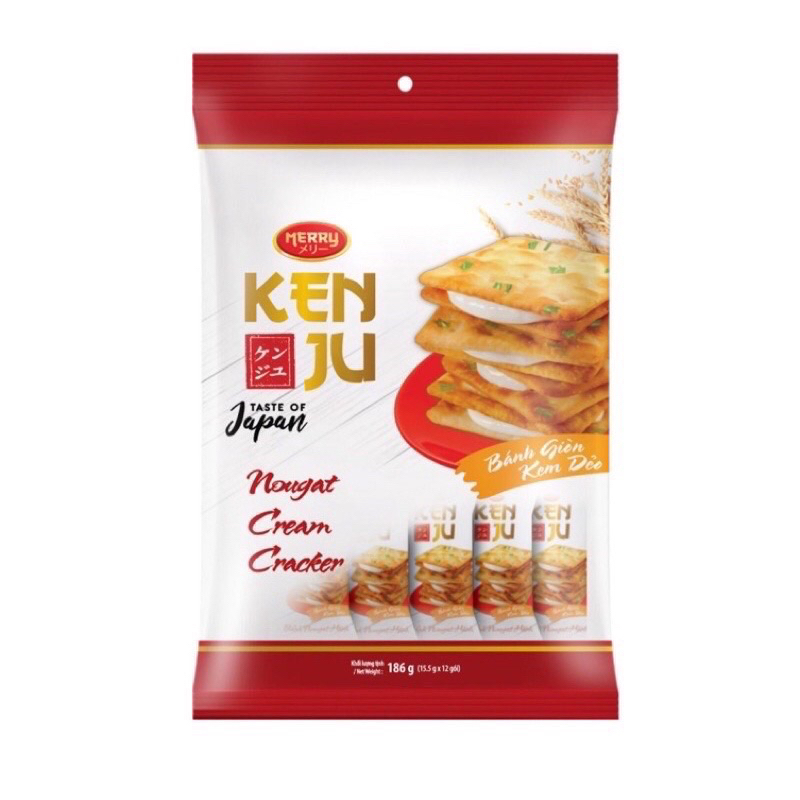 Bánh KenJu kem dẻo túi 186g