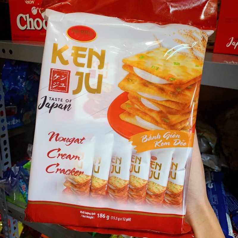 Bánh KenJu kem dẻo túi 186g