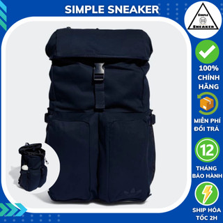 Balo adidas rifta chính hãng 💙simple sneaker💙 ba lô adidas nắp trên màu xanh thể thao thời trang nam nữ ib9179