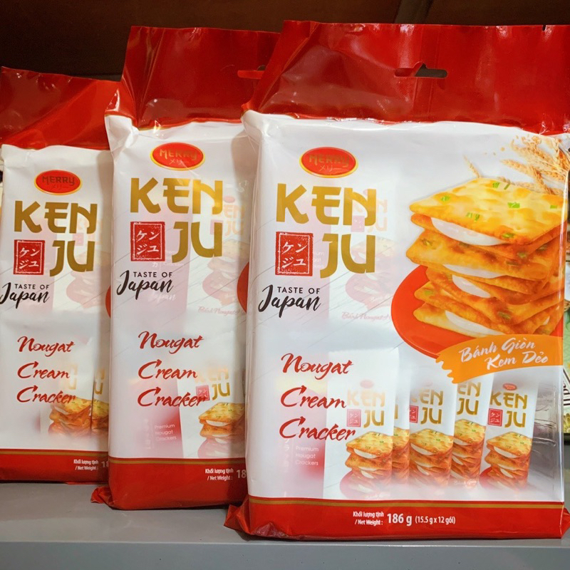 Bánh KenJu kem dẻo túi 186g