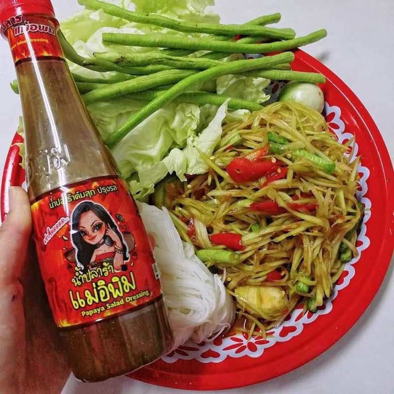 Nước mắm trộn gói đu đủ Thái Lan 🇹🇭