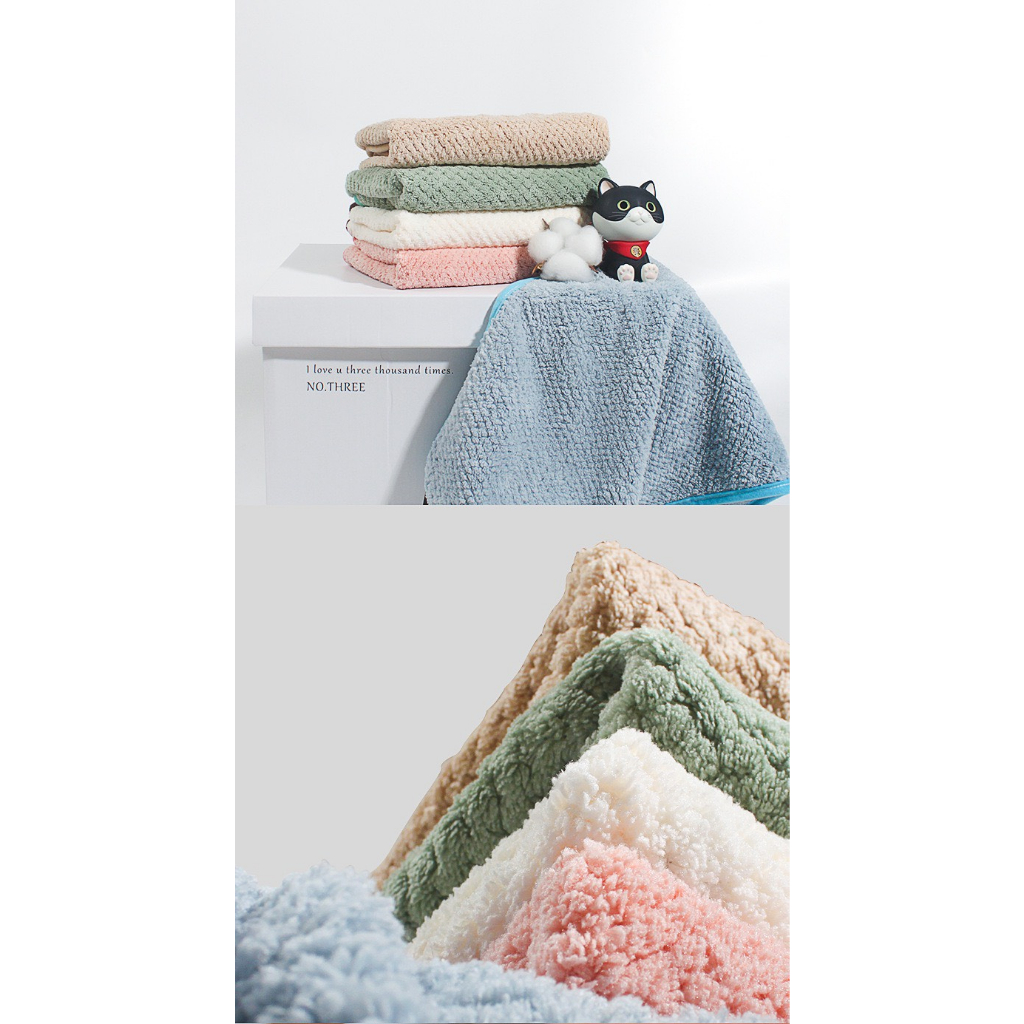 Khăn tắm chó mèo siêu thấm hút dày dặn không ra mủn Mooki Pet