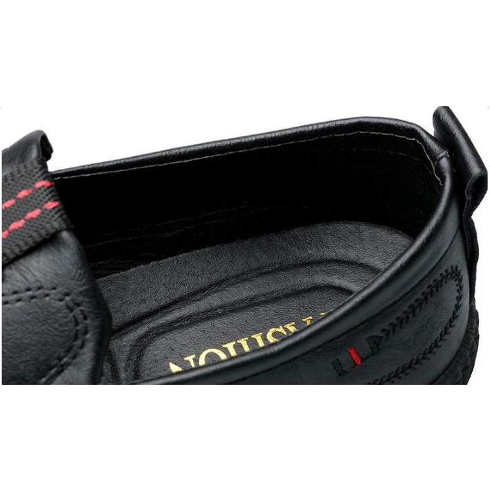 Giày Lười Da Lộn Mũi Tròn Phong Cách Di Sản Tối Giản Dễ Dàng Trên Và Tắt Trang Trọng Cho Nam