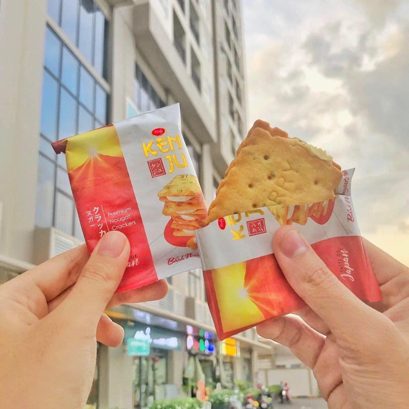 Bánh KenJu kem dẻo túi 186g