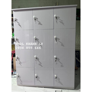 Tủ locker tủ hồ sơ nhựa đài loan cứng chắc chắn 123x160 12ô