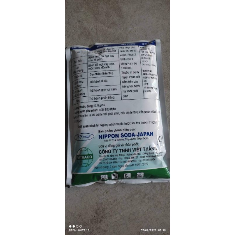 Hoạt chất Topsin M 70WP Japan