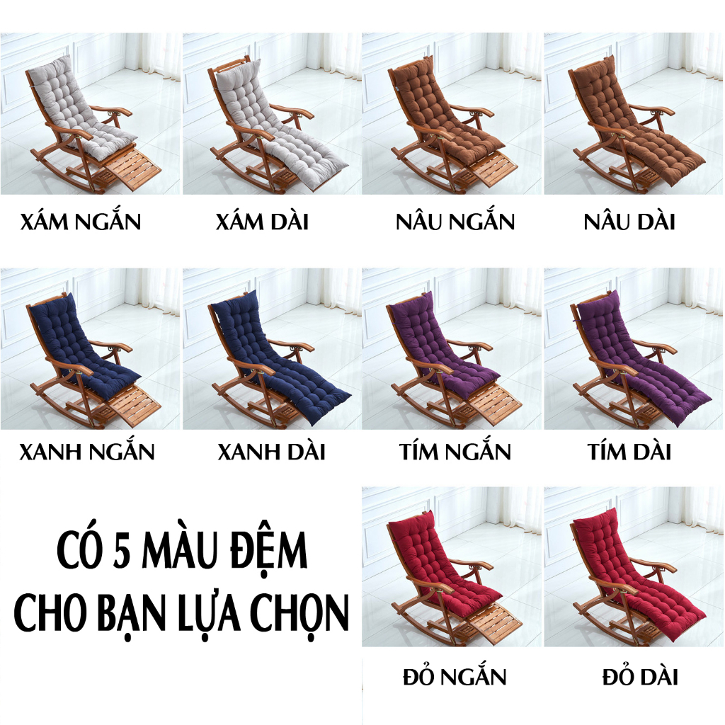 Ghế lười tựa lưng - Ghế thư giãn bập bênh thư giãn gỗ tre cao cấp giá rẻ