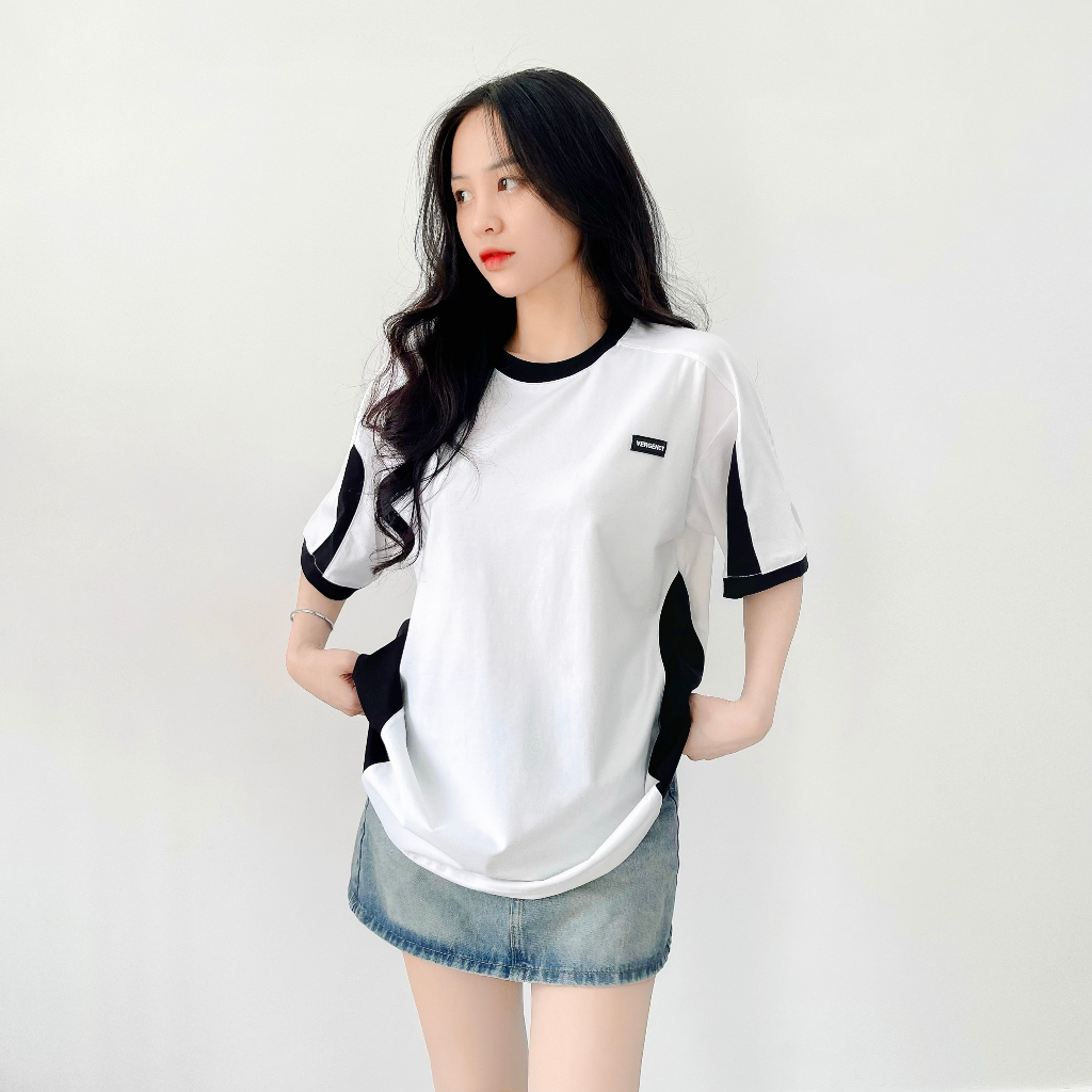 Áo thun Vergency nam nữ 012 Sport/ White