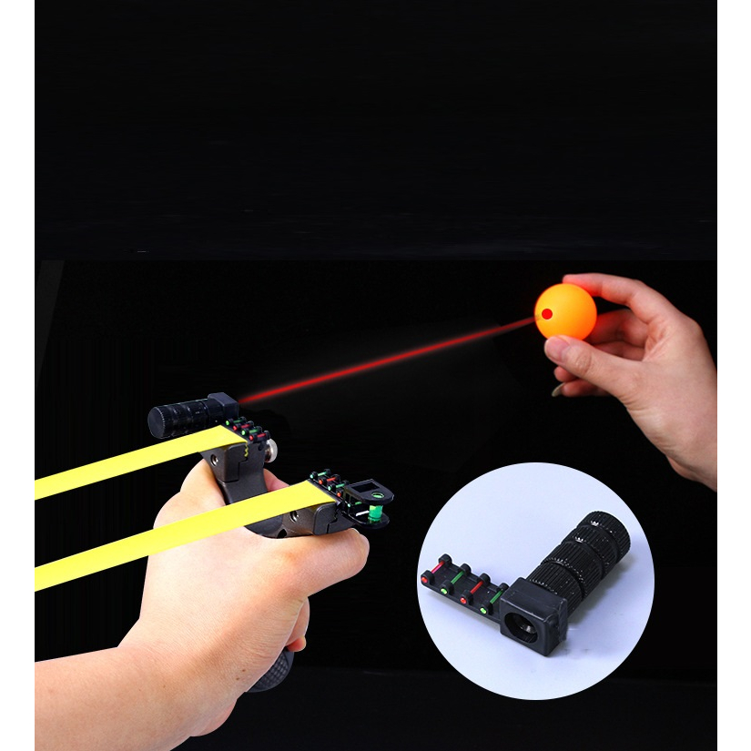 Ná cao su nhựa abs màu đen kèm đèn laze siêu sáng tặng dây