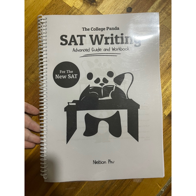 The college panda SAT writing bản photo gáy xoắn
