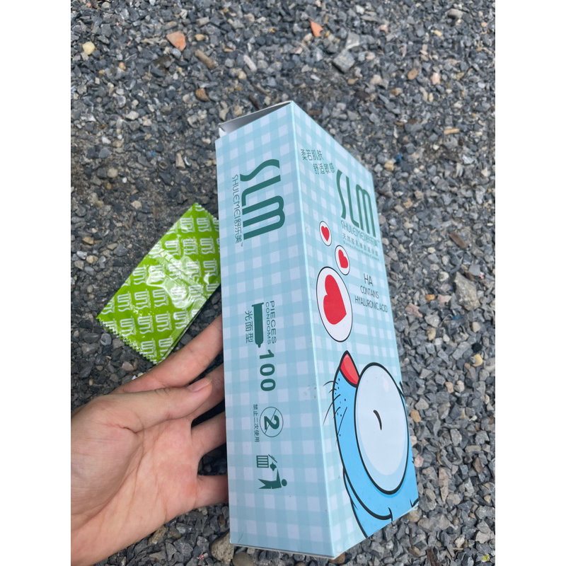 Bao cao su trung quốc slm ,bcs siêu mỏng hộp 100 cái
