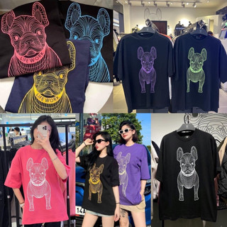 (Hàng chuẩn ảnh thật) Áo thun đầu chó form unisex