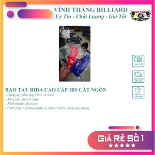 Găng Tay Bida (Bao Tay Bida) Cắt Ngón VẢI LƯỚI Cao Cấp - Chất Vải Mịn Siêu Đẹp, Ôm Sát Tay, Chống Trượt [IBS]
