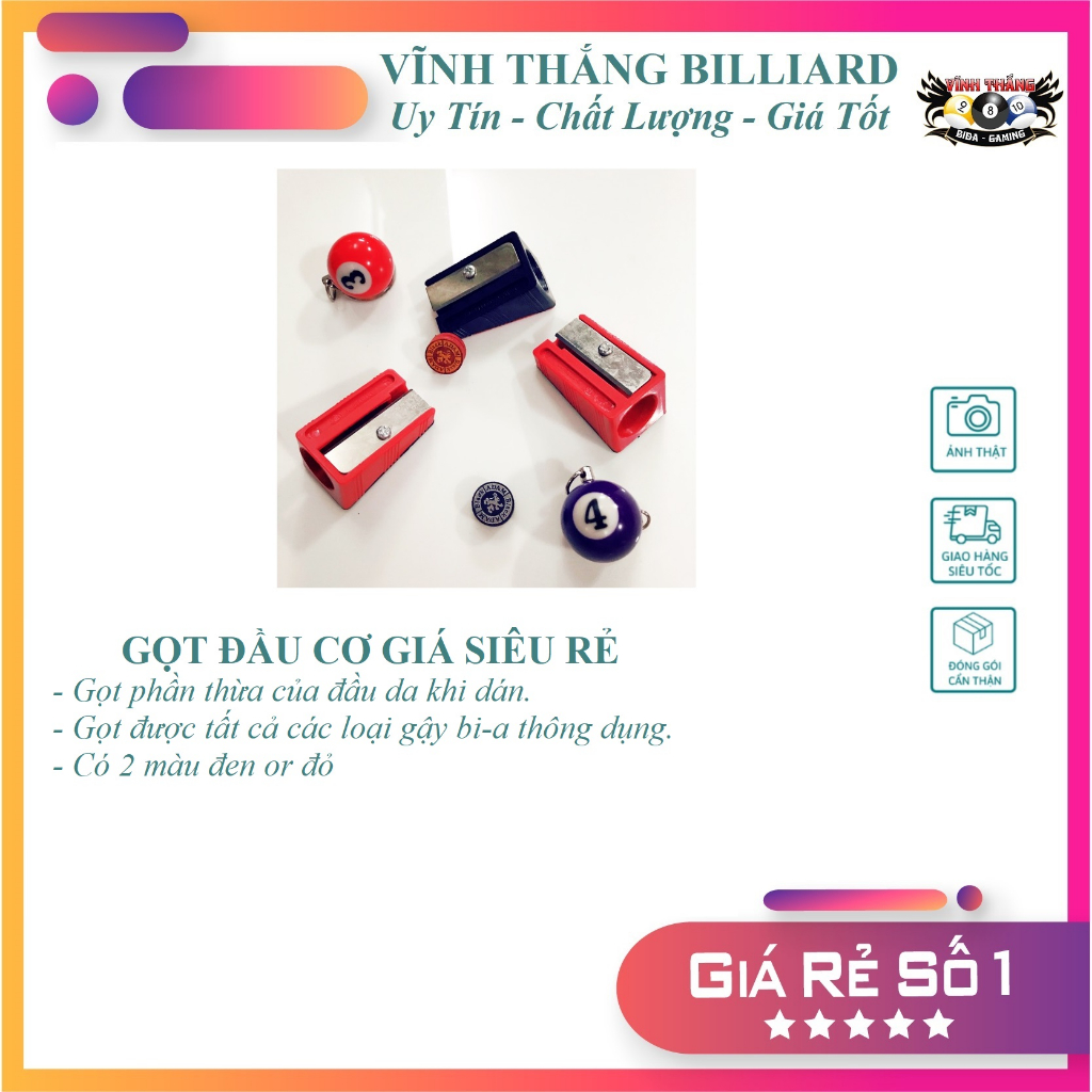 Gọt Đầu Cơ Bida Siêu Rẻ - Giúp Các Bạn Dễ Dàng Thao Tác Dán Đầu Cơ Bida