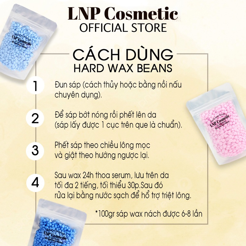 Combo sáp wax lông tặng chén nấu sáp silicon giúp làm sạch lông nách , tay , chân , bikini