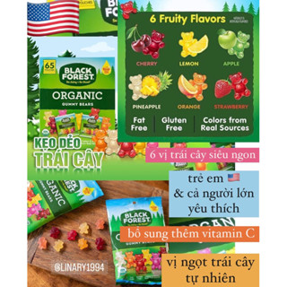 Kẹo dẻo 🇺🇸 Trái Cây Tự Nhiên Black Forest Organic Gummy Bears