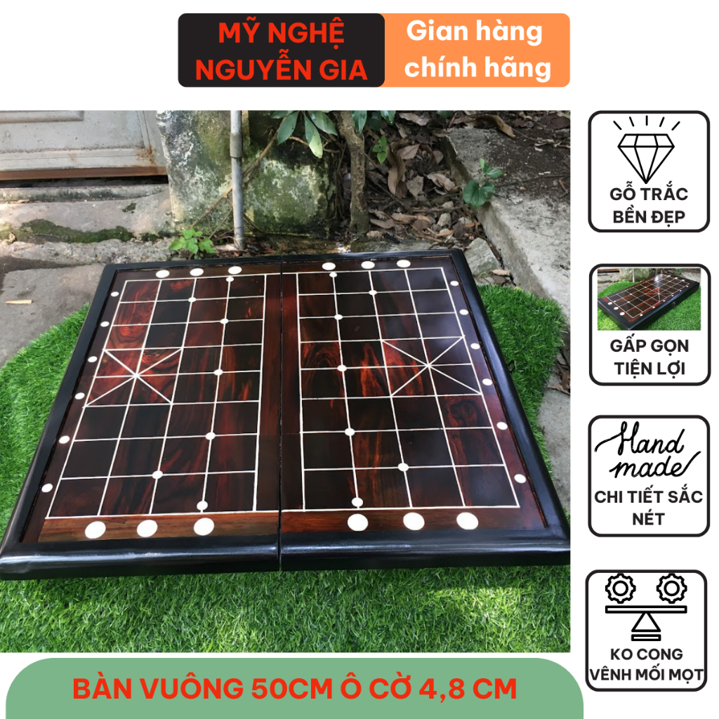 Bàn cờ tướng gỗ Trắc