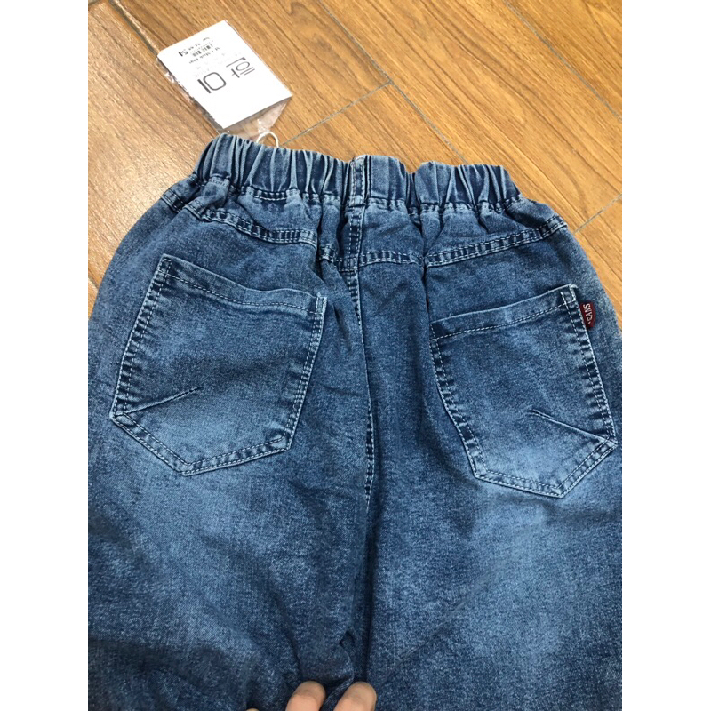 Quần jean bé trai size đại >50kg nam nữ mặc được