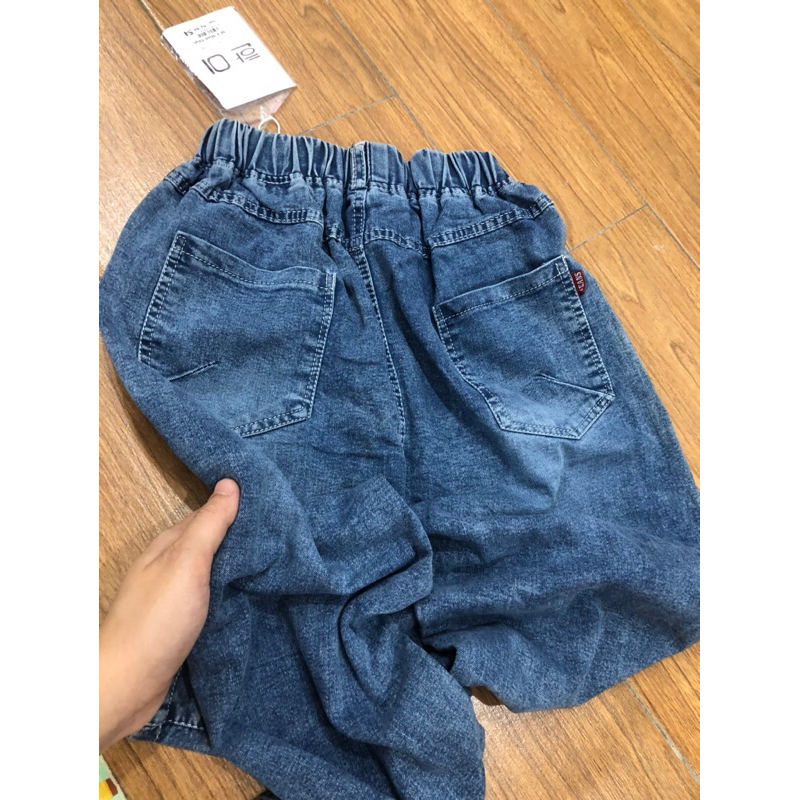 Quần jean bé trai size đại >50kg nam nữ mặc được