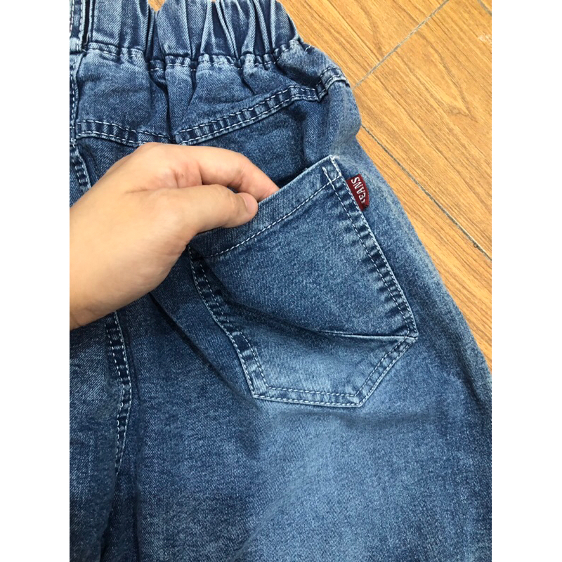 Quần jean bé trai size đại >50kg nam nữ mặc được