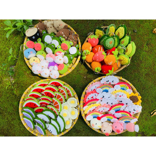 Móc khoá len handmade/ Móc khoá mini nhiều hình ngộ nghĩnh