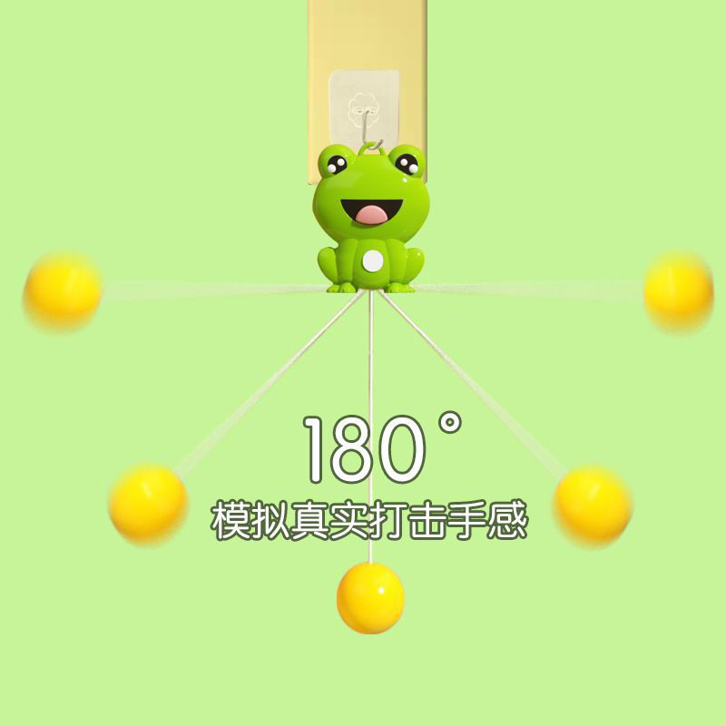 Đồ Chơi Bóng Bàn Trong Nhà Treo Tường Cho Bé Hoạ Tiết Ếch, Thỏ