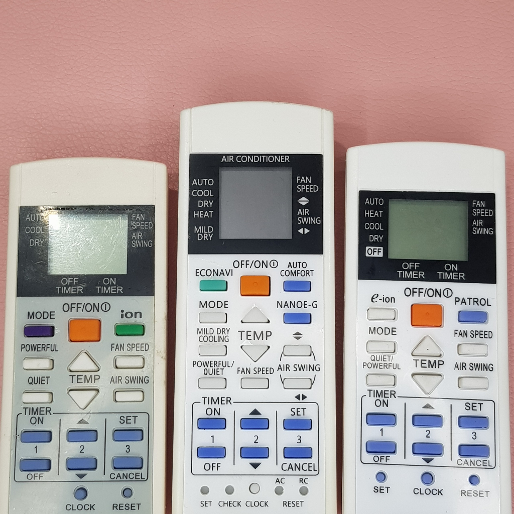 Remote máy lạnh panasonic có inverter mẫu nhỏ
