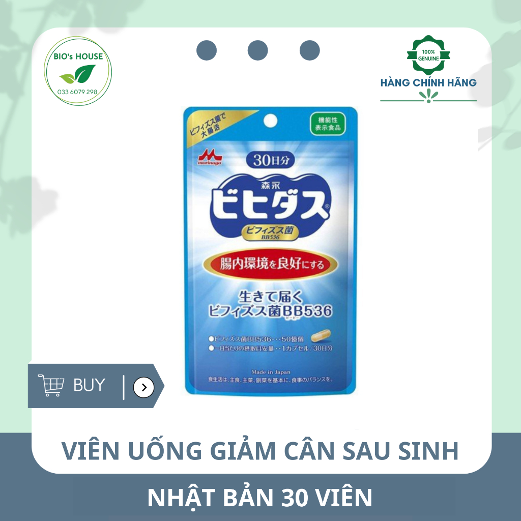 Viên uống giảm cân sau sinh hiệu quả an toàn cho mẹ Morigana Nhật bản 30 viên
