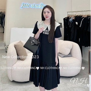 Váy chân dập thêu miumiu sm